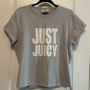 Juicy Couture Europe Slogan Baby Tee